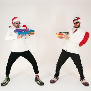 Kerstbengels straattheater kerst inhuren