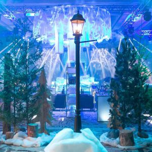Verlichting kerstmarkt LED lampen